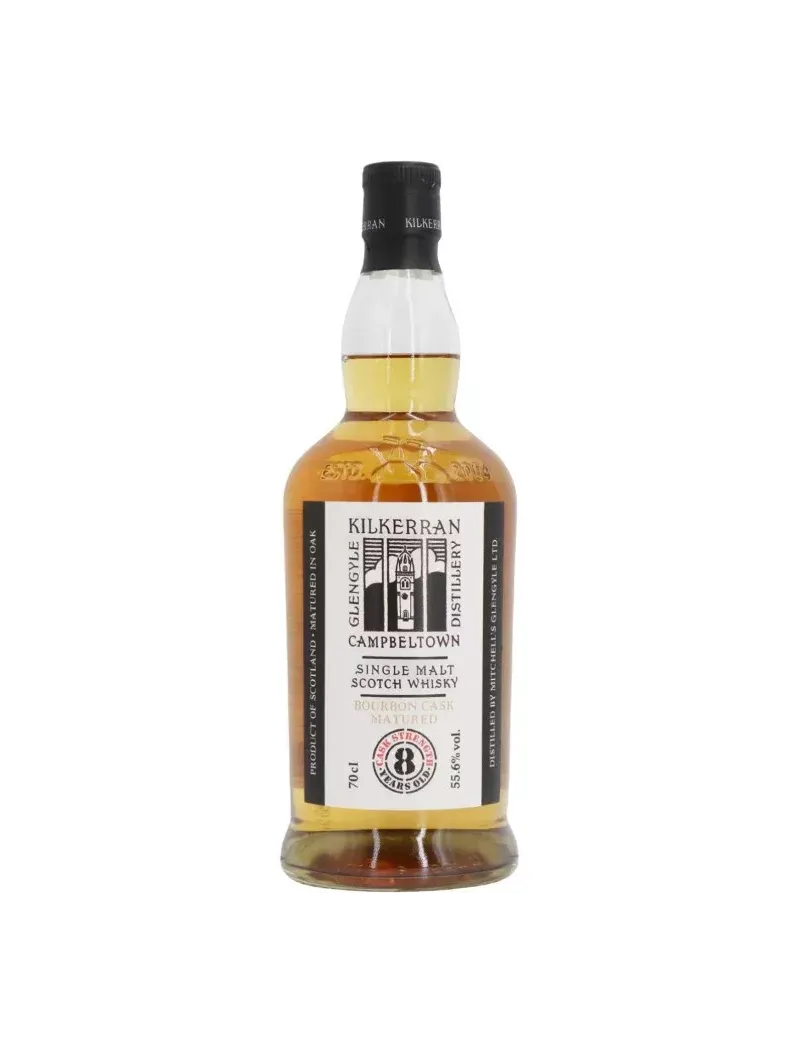 KILKERRAN 8YR BOURBON CASK STRENGTH SINGLE MALT 750ML